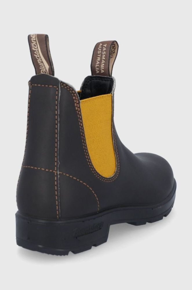 Шкіряні черевики Blundstone 1919 жіночі колір чорний на плоскому ходу фото 3