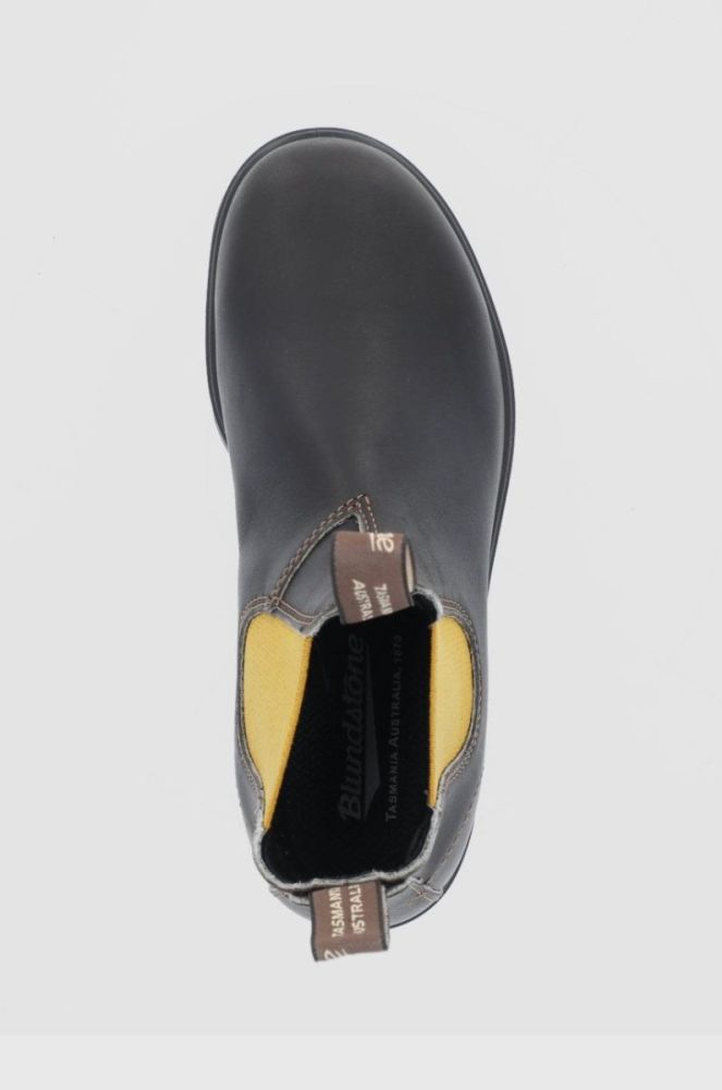 Шкіряні черевики Blundstone 1919 жіночі колір чорний на плоскому ходу фото 4