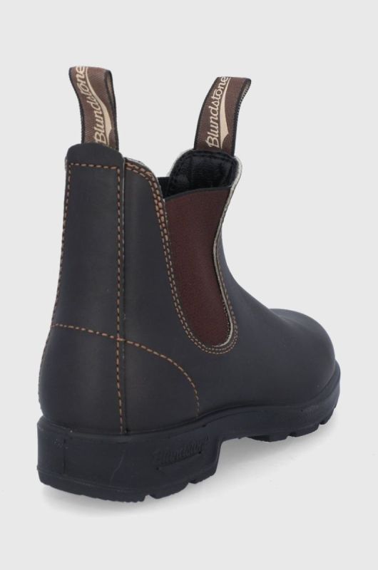 Шкіряні черевики Blundstone 500 колір коричневий фото 3