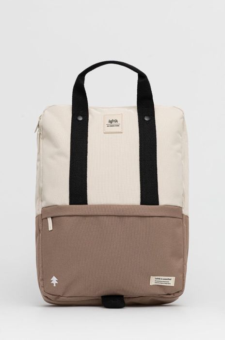 Рюкзак Lefrik жіночий колір кремовий великий гладкий
