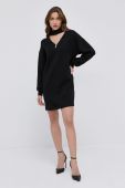 Сукня Nissa колір чорний mini пряма (1780437)