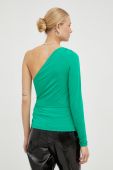 Блузка Herskind жіноча колір зелений однотонна
