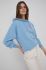 Кофта Frieda & Freddies жіноча  однотонна колір блакитний