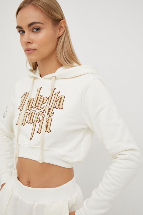 Кофта LaBellaMafia жіноча колір бежевий з аплікацією