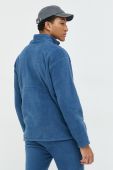 Кофта Brixton чоловіча колір бірюзовий однотонна