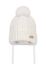 Дитяча шапка Broel колір білий з товстого трикотажу