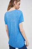 Футболка Frieda & Freddies жіночий колір блакитний