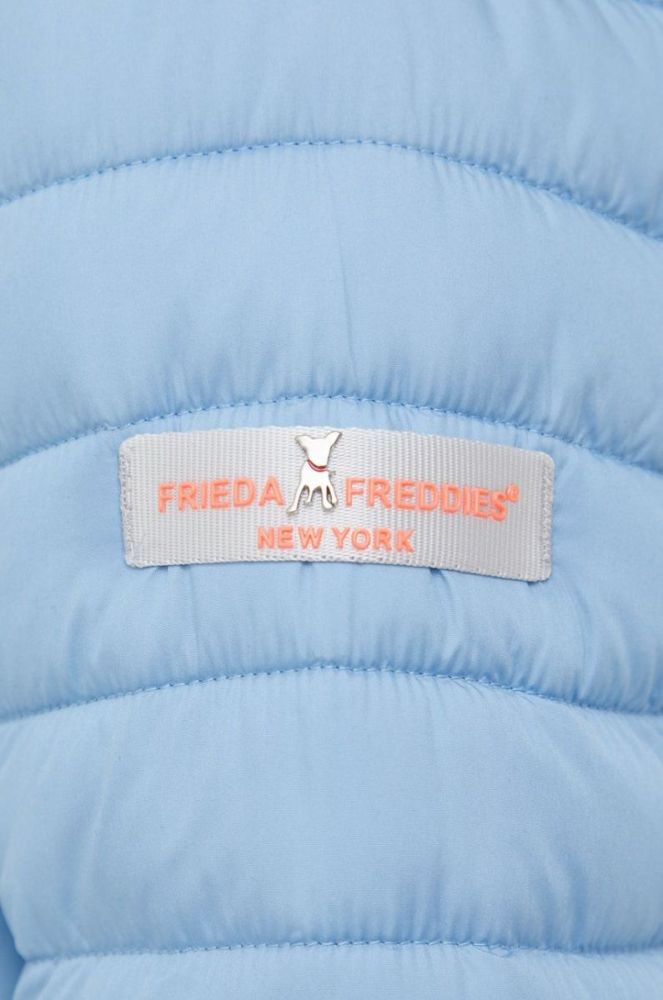 Куртка Frieda & Freddies жіноча перехідна колір блакитний фото 5