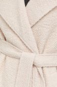 Вовняне пальто Notes du Nord Enya колір бежевий перехідне