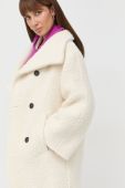 Пальто з домішкою вовни Liviana Conti колір бежевий перехідний oversize