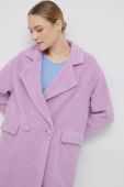 Пальто XT Studio жіночий колір рожевий перехідний