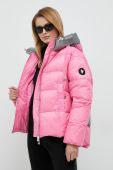 Пухова куртка Mos Mosh жіноча колір рожевий зимова