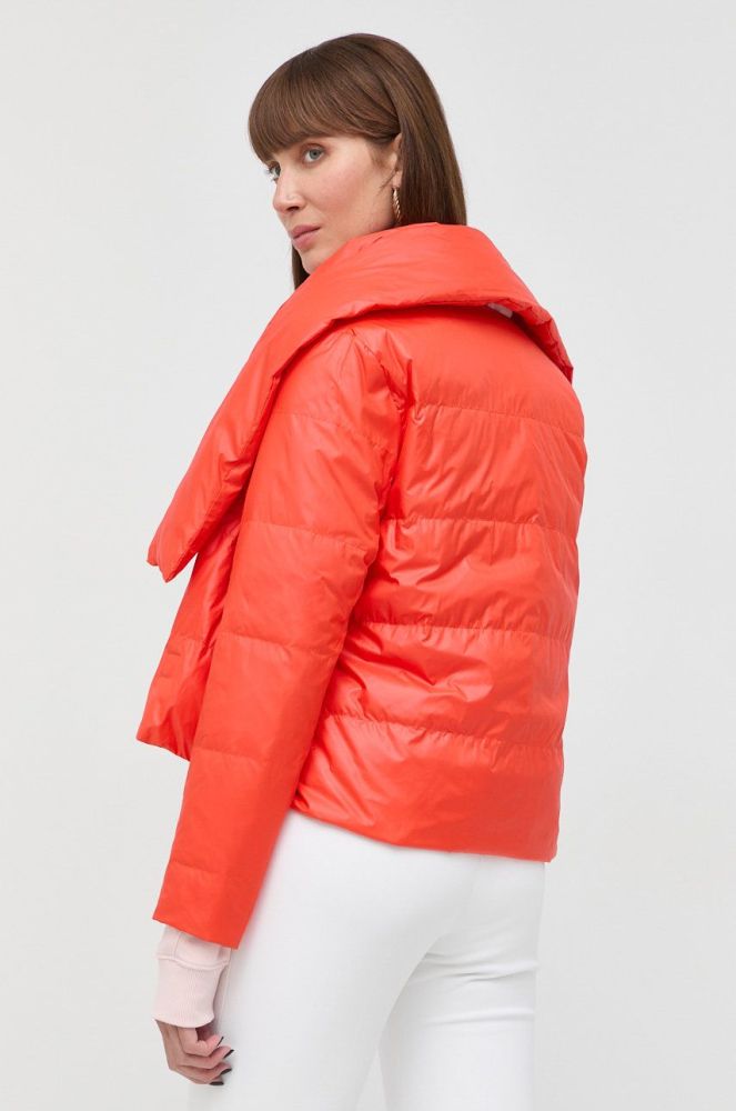 Пухова куртка Liviana Conti жіноча колір помаранчевий перехідна