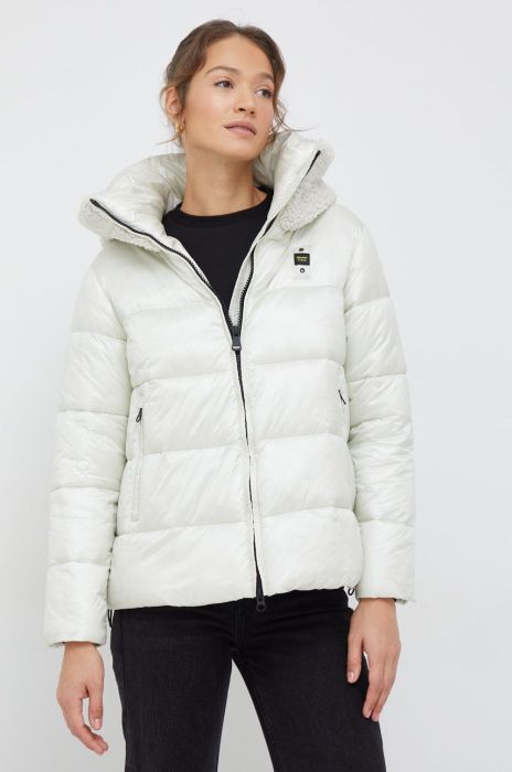 Куртка Blauer жіноча колір бежевий зимова