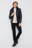 Пухова куртка Bomboogie жіноча колір чорний перехідна