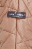 Куртка Frieda & Freddies жіноча колір бежевий перехідна oversize
