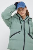 Куртка Frieda & Freddies жіноча колір зелений зимова oversize