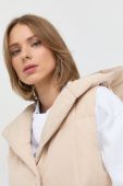 Пухова безрукавка Liviana Conti жіночий колір бежевий перехідний