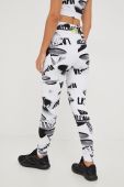Легінси для тренувань LaBellaMafia Fan жіночі колір білий візерунок