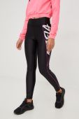 Легінси для тренувань LaBellaMafia жіночі колір чорний з принтом