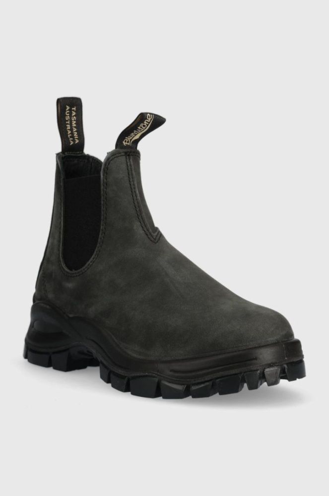 Замшеві черевики Blundstone 2238 жіночі колір чорний на платформі фото 2
