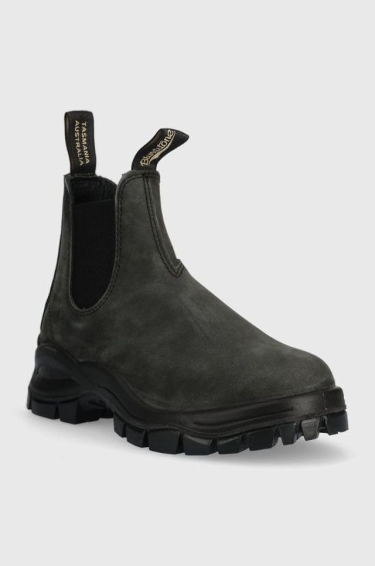 Замшеві черевики Blundstone 2238 жіночі колір чорний на платформі фото 2