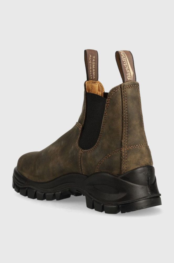 Замшеві черевики Blundstone 2239 жіночі колір коричневий на плоскому ходу фото 3