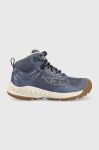 Черевики Keen Nxis Evo Mid Waterproof жіночі колір блакитний Черевики Keen Nxis Evo Mid Waterproof жіночі колір блакитний