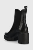 Шкіряні черевики Wojas жіночі колір чорний каблук блок (2662571) Шкіряні черевики Wojas жіночі колір чорний каблук блок (2662571)