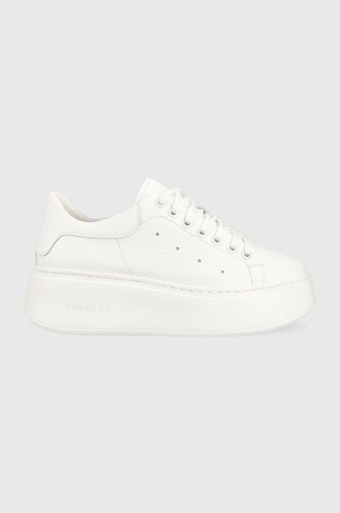 Шкіряні кросівки Charles Footwear колір білий (2959733)