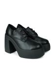 Туфлі Altercore Adeline жіночі колір чорний каблук блок
