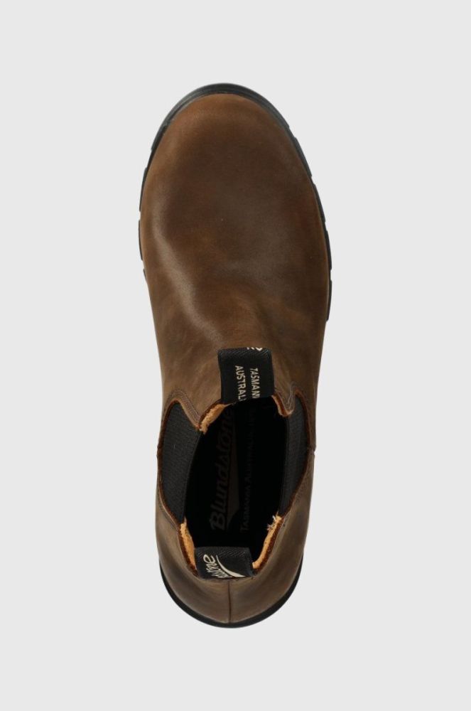 Шкіряні черевики Blundstone 1673 жіночі колір коричневий каблук блок фото 4