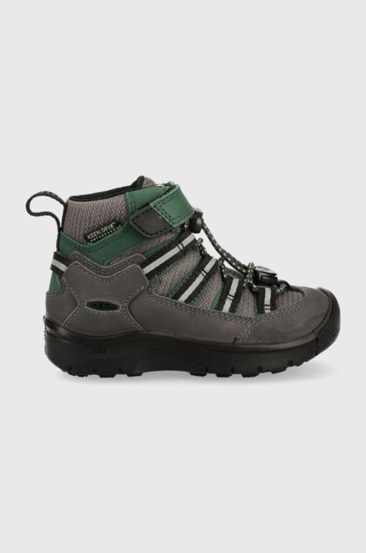 Дитячі черевики Keen колір сірий