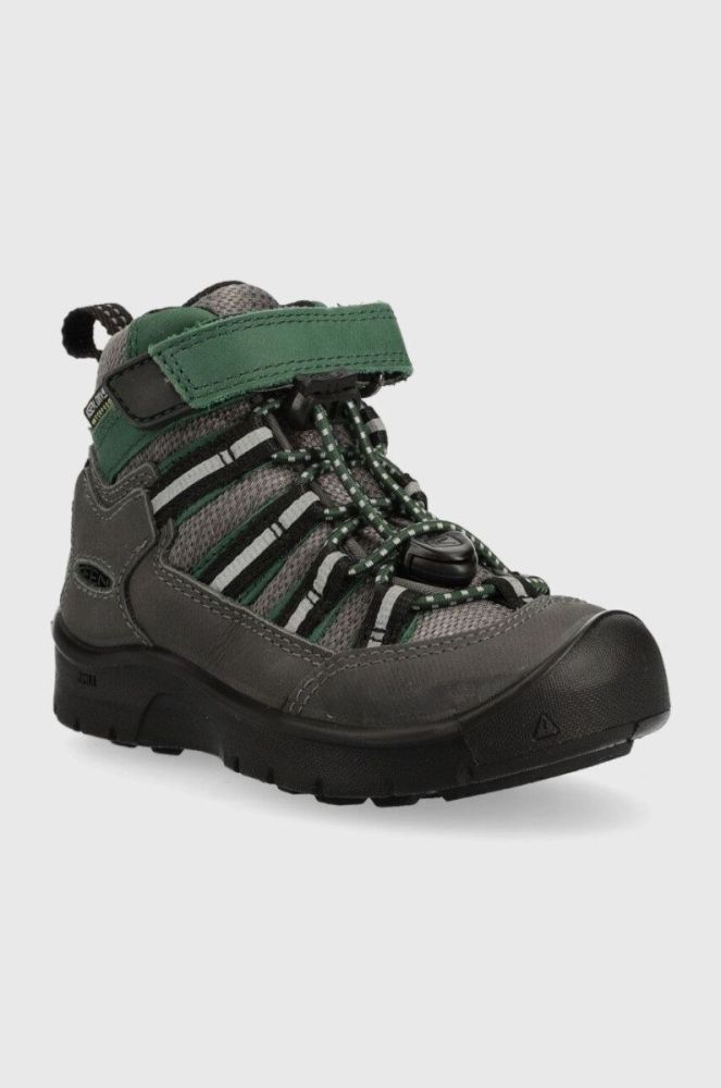 Дитячі черевики Keen колір сірий фото 2