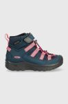 Дитячі черевики Keen Hikeport 2 Sport Mid Wp колір блакитний