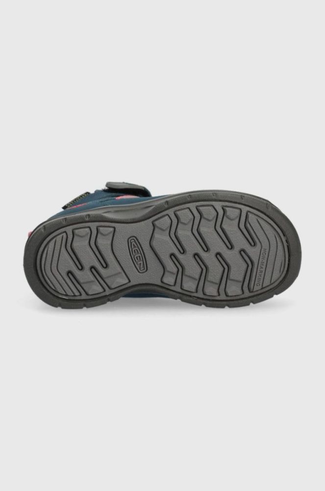 Дитячі черевики Keen Hikeport 2 Sport Mid Wp колір блакитний фото 5