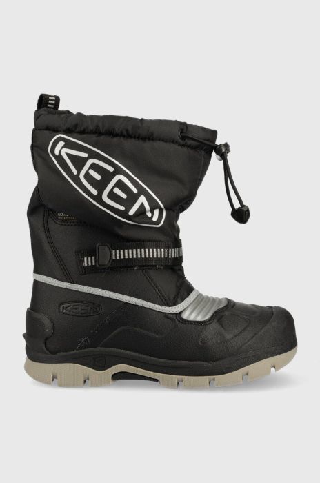 Дитячі зимові черевики Keen колір чорний