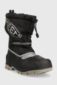 Дитячі зимові черевики Keen колір чорний