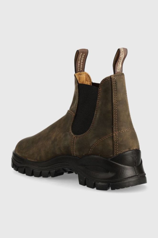 Замшеві черевики Blundstone 2239 чоловічі колір коричневий фото 3