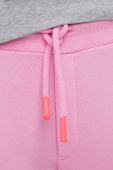 Спортивні штани Frieda & Freddies жіночі колір рожевий однотонні