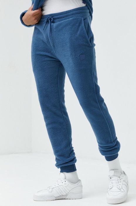 Спортивні штани Brixton чоловічі колір бірюзовий однотонні