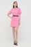 Бавовняна сукня Notes du Nord колір рожевий mini пряма