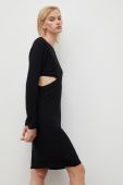 Сукня Herskind колір чорний mini пряма (2678567)