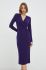 Сукня Nissa колір фіолетовий mini облягаюча