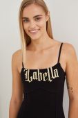 Сукня LaBellaMafia колір чорний mini облягаюча (2721900)