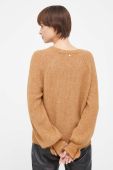 Вовняний светр Mos Mosh жіночий колір коричневий легкий (3352389)