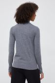 Вовняний светр Mos Mosh жіночий колір сірий легкий гольф
