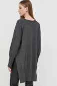 Светр з кашеміру Liviana Conti жіночий колір сірий легкий