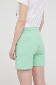 Шорти Frieda & Freddies жіночі колір зелений однотонні висока посадка