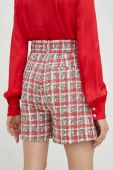 Шорти Custommade Aliba жіночі колір червоний візерунок висока посадка
